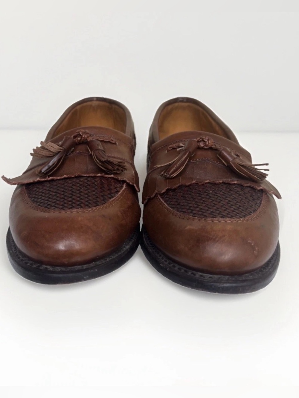 Allen Edmonds Cody Tassel Leather Loafer Men’s Sz 10D EU 44